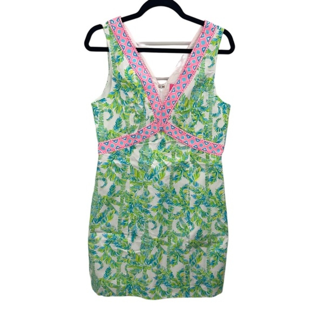 Lilly Pulitzer Lanora Stretch Shift Dress Fresh Citrus Size 8 NWT